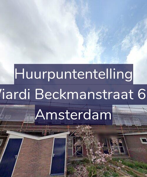 Foto gevel Huurpuntentelling voor Wiardi Beckmanstraat 6-1, Amsterdam