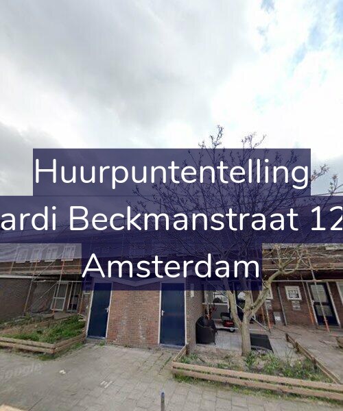 Foto gevel Huurpuntentelling voor Wiardi Beckmanstraat 12-H, Amsterdam