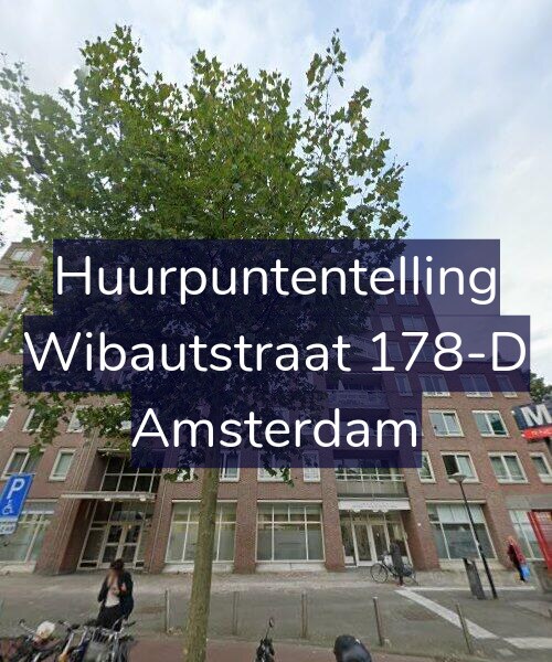 Foto gevel Huurpuntentelling voor Wibautstraat 178-D, Amsterdam