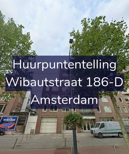 Foto gevel Huurpuntentelling voor Wibautstraat 186-D, Amsterdam