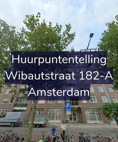 Foto gevel Huurpuntentelling voor Wibautstraat 182-A, Amsterdam