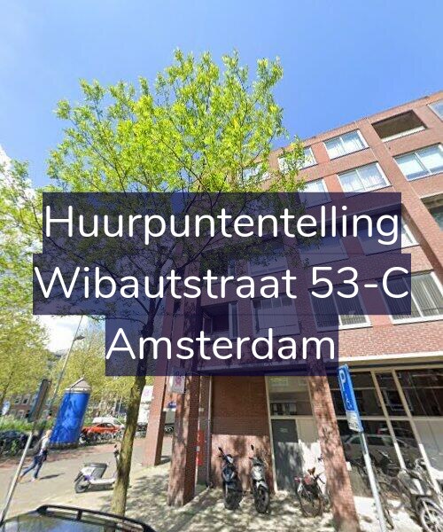 Foto gevel Huurpuntentelling voor Wibautstraat 53-C, Amsterdam