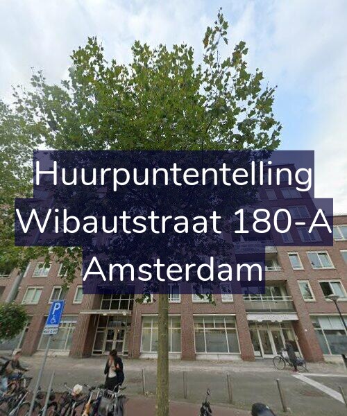 Foto gevel Huurpuntentelling voor Wibautstraat 180-A, Amsterdam