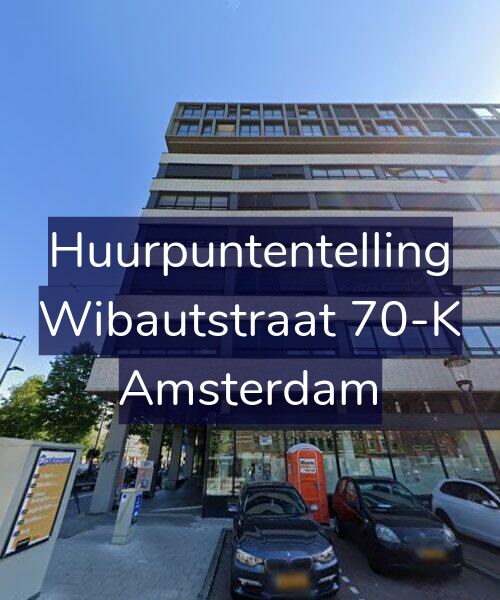 Foto gevel Huurpuntentelling voor Wibautstraat 70-K, Amsterdam