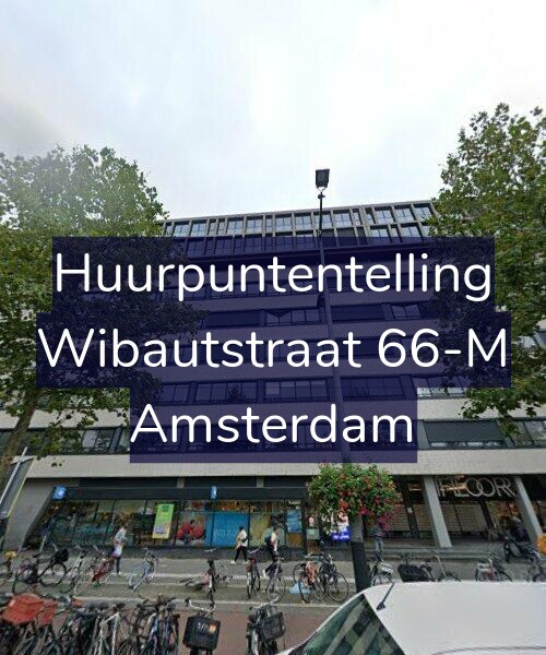 Foto gevel Huurpuntentelling voor Wibautstraat 66-M, Amsterdam