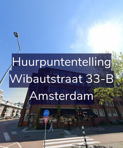 Foto gevel Huurpuntentelling voor Wibautstraat 33-B, Amsterdam