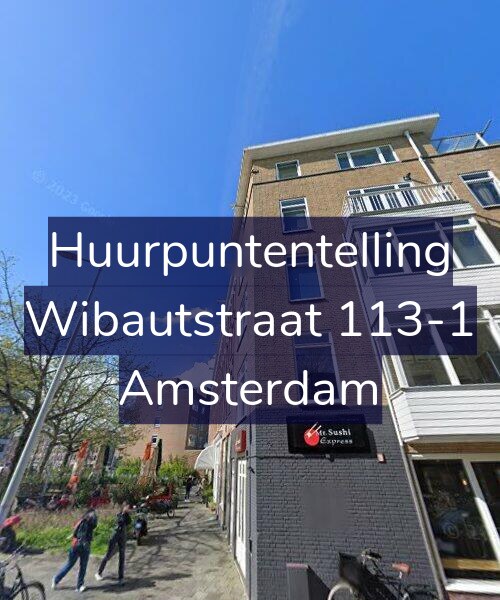 Foto gevel Huurpuntentelling voor Wibautstraat 113-1, Amsterdam