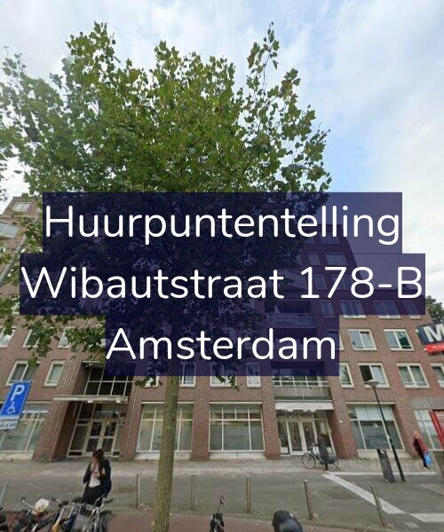 Foto gevel Huurpuntentelling voor Wibautstraat 178-B, Amsterdam