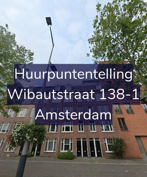 Foto gevel Huurpuntentelling voor Wibautstraat 138-1, Amsterdam