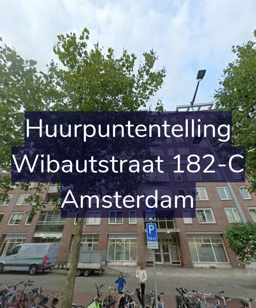 Foto gevel Huurpuntentelling voor Wibautstraat 182-C, Amsterdam