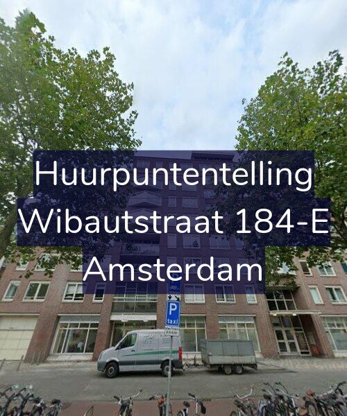 Foto gevel Huurpuntentelling voor Wibautstraat 184-E, Amsterdam