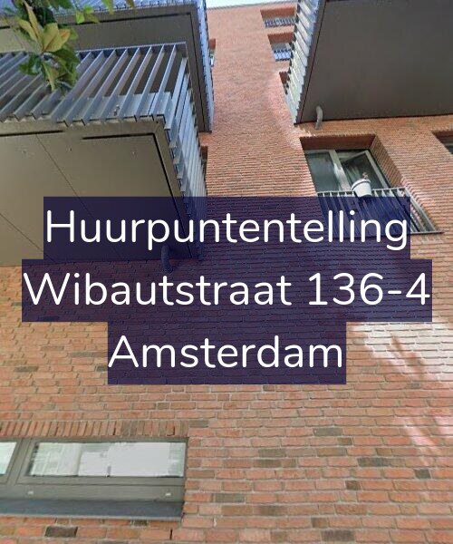 Foto gevel Huurpuntentelling voor Wibautstraat 136-4, Amsterdam