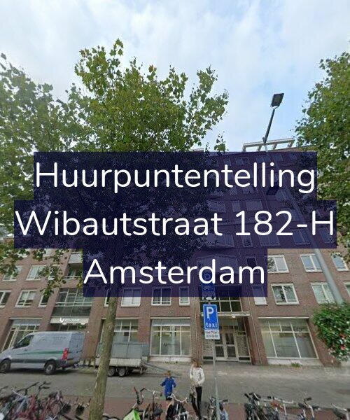 Foto gevel Huurpuntentelling voor Wibautstraat 182-H, Amsterdam