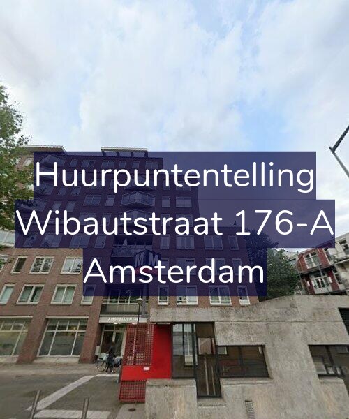 Foto gevel Huurpuntentelling voor Wibautstraat 176-A, Amsterdam