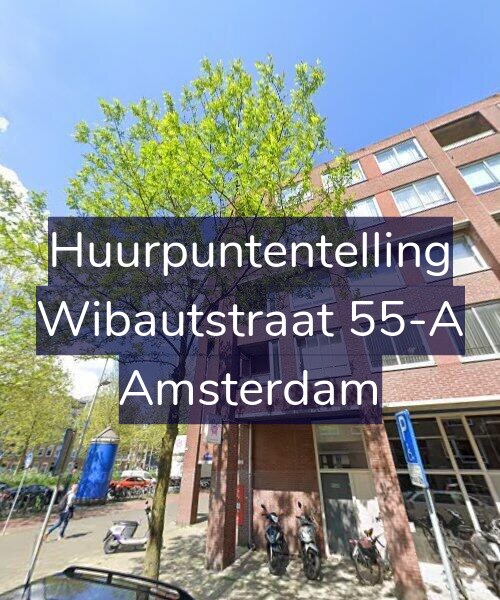 Foto gevel Huurpuntentelling voor Wibautstraat 55-A, Amsterdam