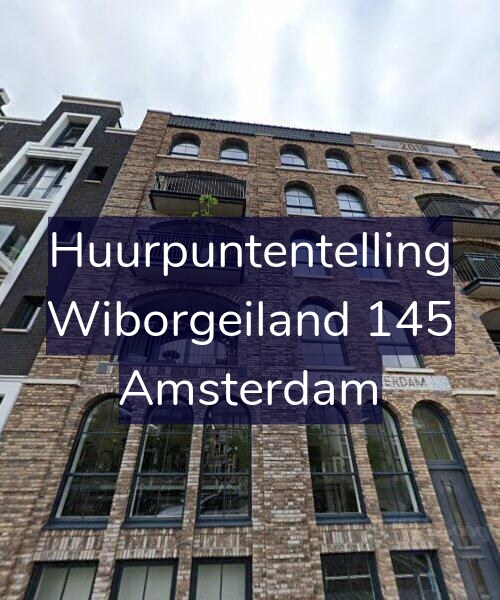 Foto gevel Huurpuntentelling voor Wiborgeiland 145, Amsterdam