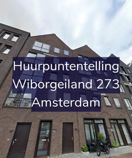 Foto gevel Huurpuntentelling voor Wiborgeiland 273, Amsterdam