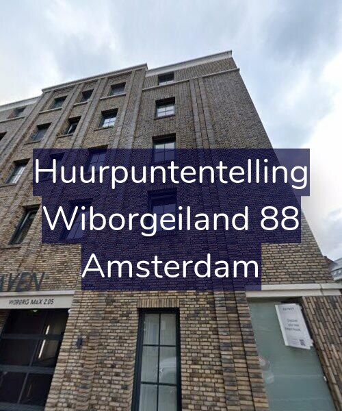 Foto gevel Huurpuntentelling voor Wiborgeiland 88, Amsterdam