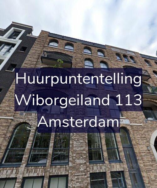 Foto gevel Huurpuntentelling voor Wiborgeiland 113, Amsterdam