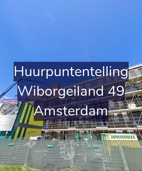 Foto gevel Huurpuntentelling voor Wiborgeiland 49, Amsterdam