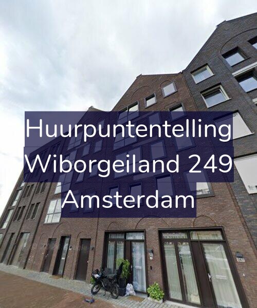 Foto gevel Huurpuntentelling voor Wiborgeiland 249, Amsterdam