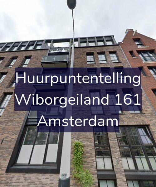 Foto gevel Huurpuntentelling voor Wiborgeiland 161, Amsterdam