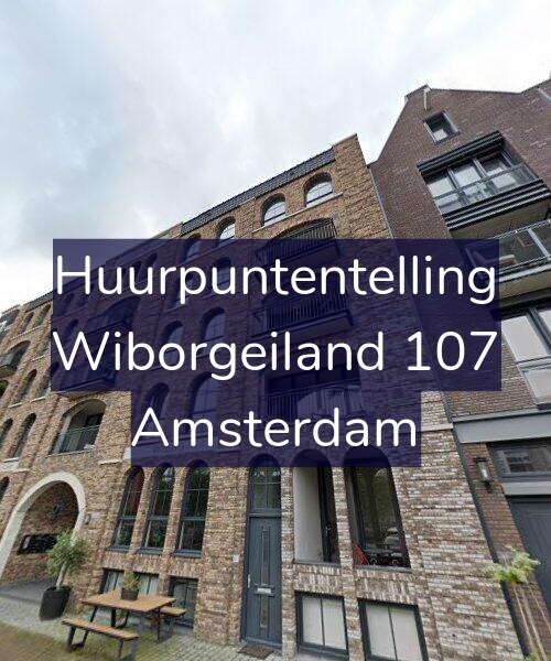 Foto gevel Huurpuntentelling voor Wiborgeiland 107, Amsterdam