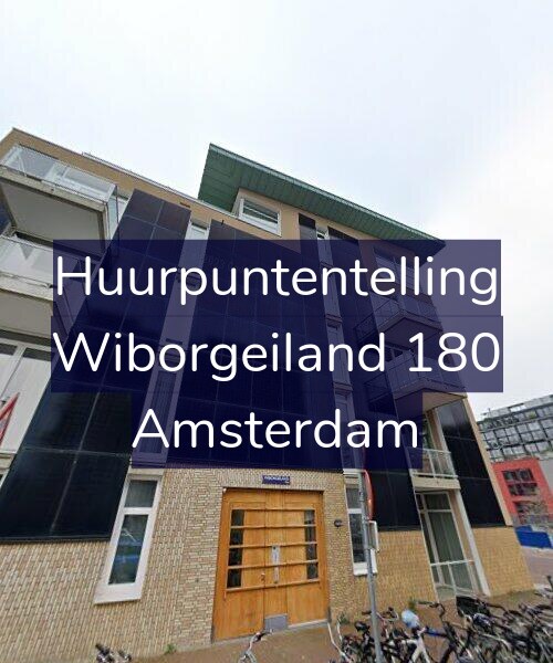 Foto gevel Huurpuntentelling voor Wiborgeiland 180, Amsterdam