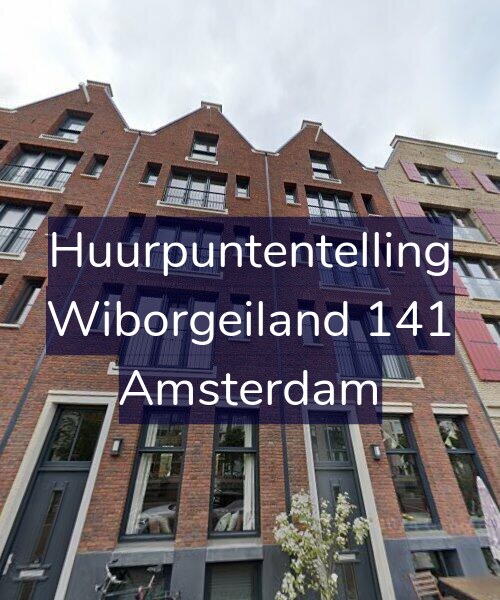 Foto gevel Huurpuntentelling voor Wiborgeiland 141, Amsterdam