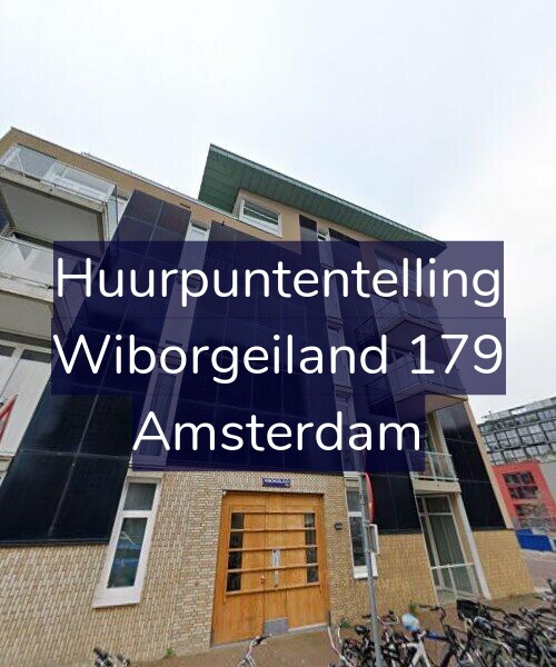 Foto gevel Huurpuntentelling voor Wiborgeiland 179, Amsterdam
