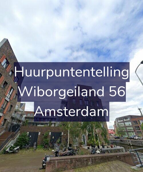 Foto gevel Huurpuntentelling voor Wiborgeiland 56, Amsterdam