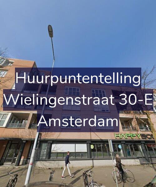 Foto gevel Huurpuntentelling voor Wielingenstraat 30-E, Amsterdam