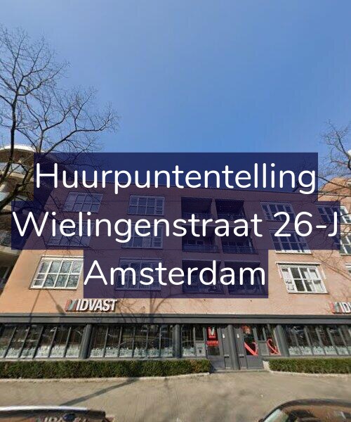 Foto gevel Huurpuntentelling voor Wielingenstraat 26-J, Amsterdam