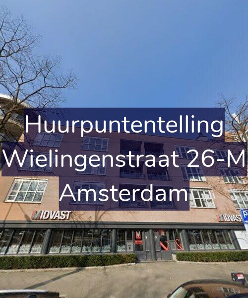 Foto gevel Huurpuntentelling voor Wielingenstraat 26-M, Amsterdam