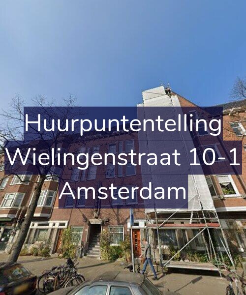 Foto gevel Huurpuntentelling voor Wielingenstraat 10-1, Amsterdam