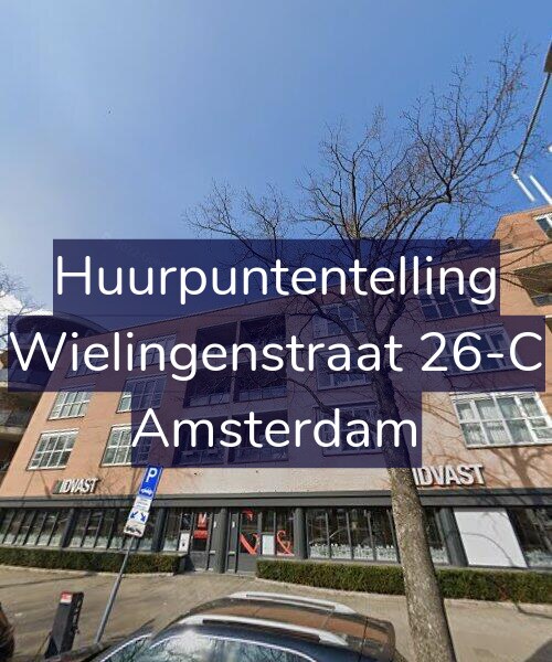 Foto gevel Huurpuntentelling voor Wielingenstraat 26-C, Amsterdam
