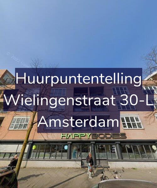 Foto gevel Huurpuntentelling voor Wielingenstraat 30-L, Amsterdam