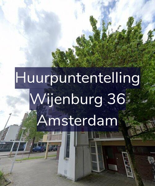 Foto gevel Huurpuntentelling voor Wijenburg 36, Amsterdam