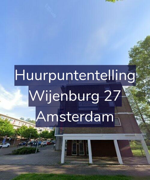 Foto gevel Huurpuntentelling voor Wijenburg 27, Amsterdam