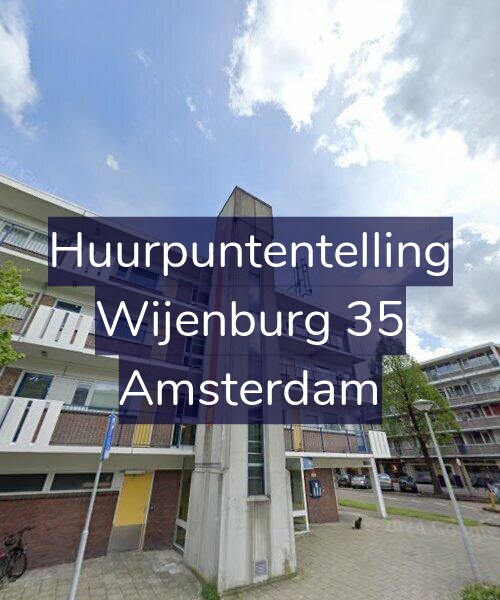 Foto gevel Huurpuntentelling voor Wijenburg 35, Amsterdam