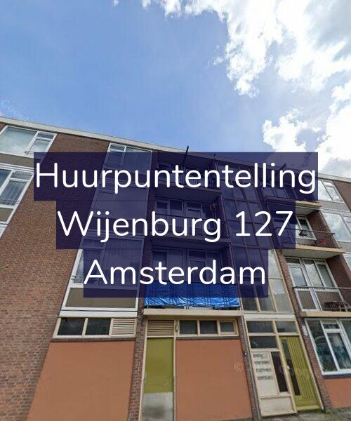 Foto gevel Huurpuntentelling voor Wijenburg 127, Amsterdam