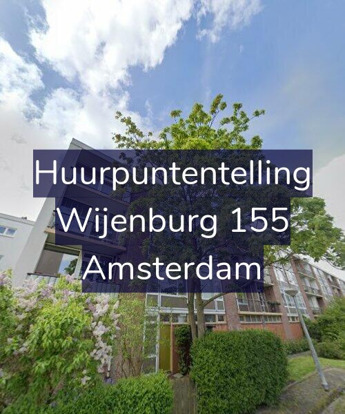 Foto gevel Huurpuntentelling voor Wijenburg 155, Amsterdam