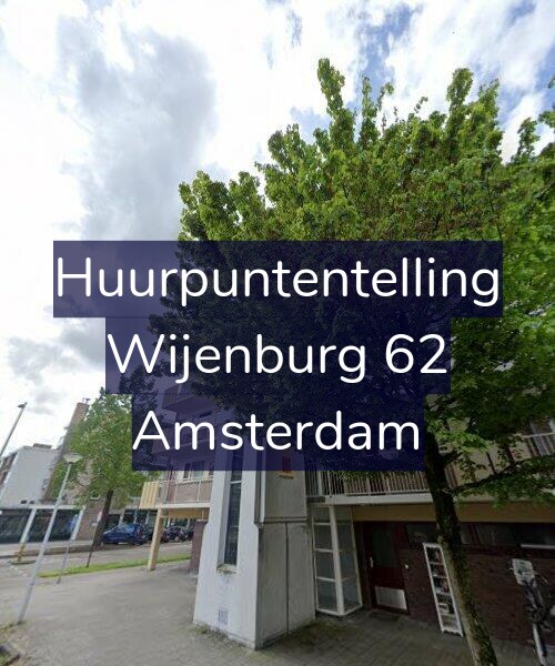 Foto gevel Huurpuntentelling voor Wijenburg 62, Amsterdam