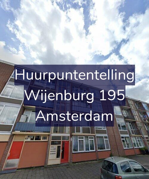 Foto gevel Huurpuntentelling voor Wijenburg 195, Amsterdam