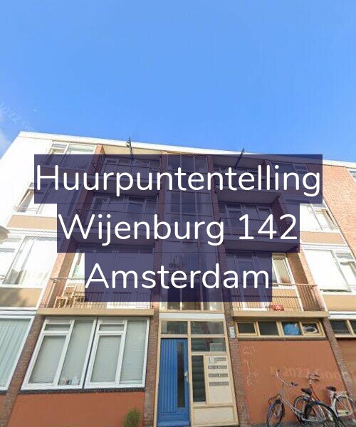 Foto gevel Huurpuntentelling voor Wijenburg 142, Amsterdam