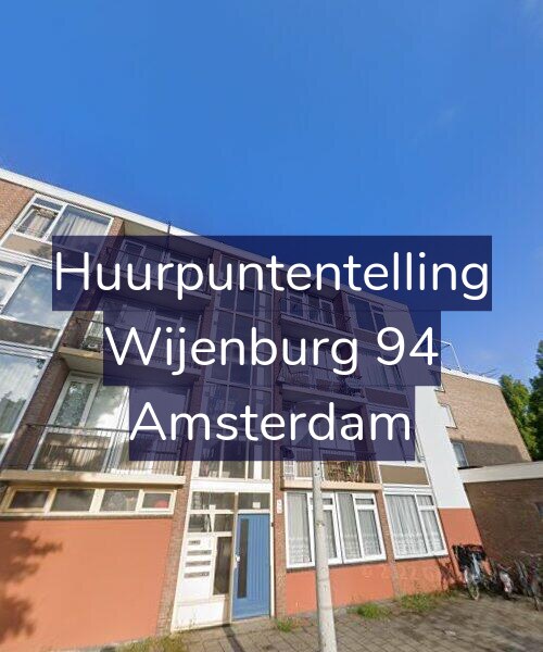 Foto gevel Huurpuntentelling voor Wijenburg 94, Amsterdam