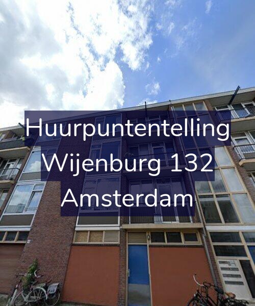 Foto gevel Huurpuntentelling voor Wijenburg 132, Amsterdam
