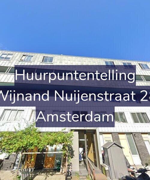 Foto gevel Huurpuntentelling voor Wijnand Nuijenstraat 28, Amsterdam