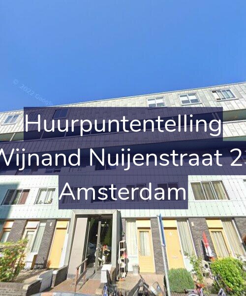 Foto gevel Huurpuntentelling voor Wijnand Nuijenstraat 23, Amsterdam