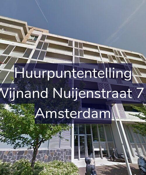 Foto gevel Huurpuntentelling voor Wijnand Nuijenstraat 75, Amsterdam